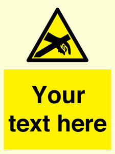 Custom Anti-Static Warning Sign